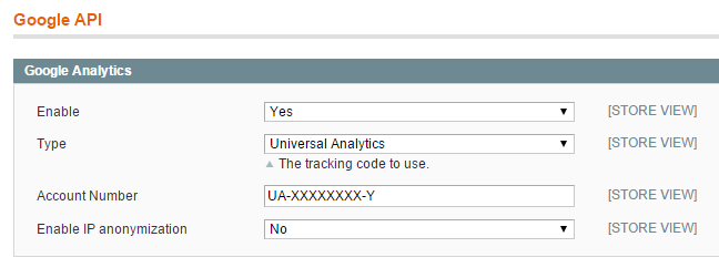 Magento加上Google Analytics