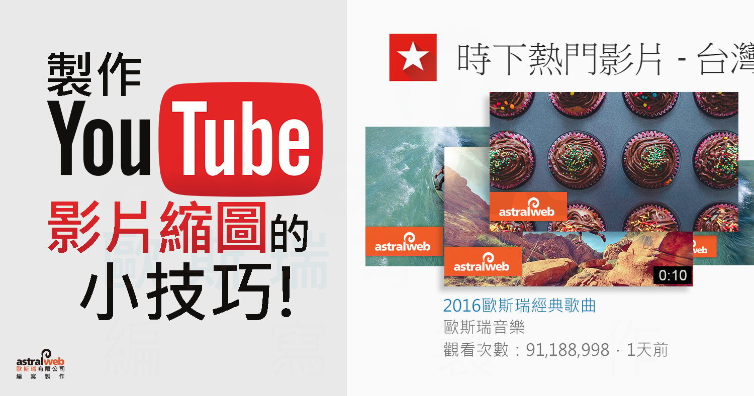 製作Youtube影片縮圖的小技巧!-文章逼題圖