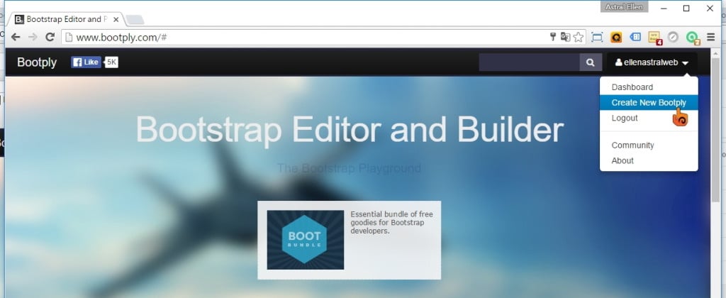 步驟五-使用bootply測試您的Bootstrap 網頁