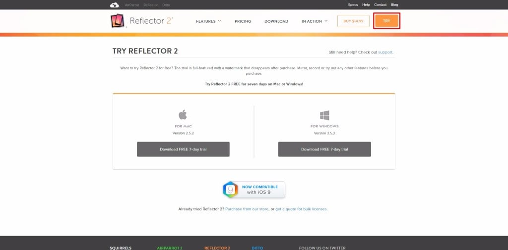 Wireless projection vs Reflector 2-17