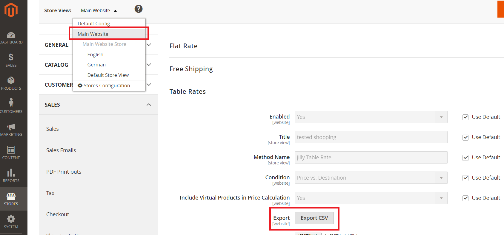 Magento2 setting shipping  06