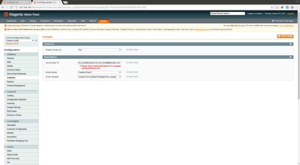 multiple recipients Magento (2)