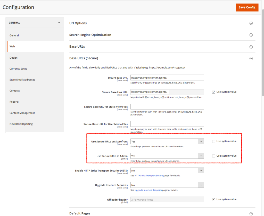 Enabling SSL for Magento (2)