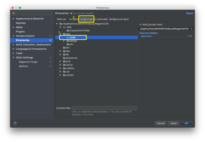 initialize Magento development environment on PhpStorm (2)