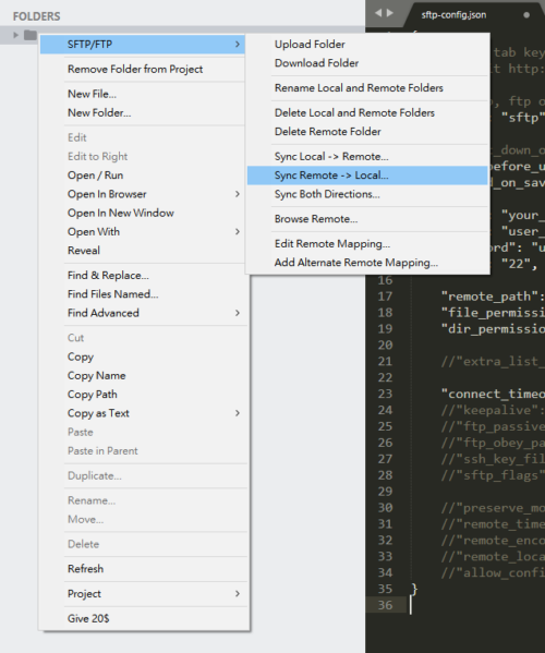 sublime text sftp sync sublime text sftp sync